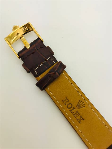 genuine Rolex leather strap